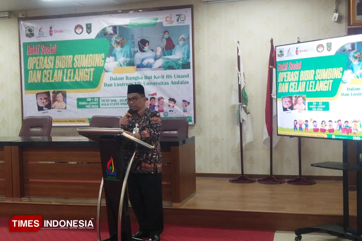 Tak Sekadar Operasi, RS Unand Padang Hadirkan Harapan Baru bagi Penderita Bibir Sumbing