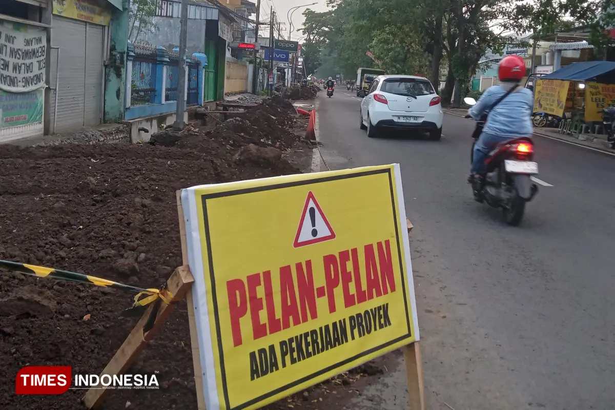 Drainase Baru Dibangun di Kepanjen Malang, Antisipasi Genangan pada Badan Jalan