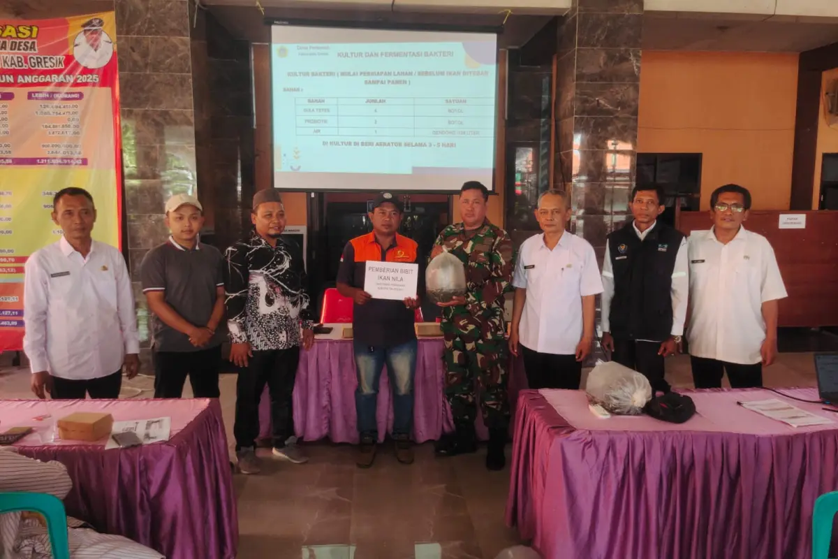 Dari Infrastruktur ke Kolam Budidaya, TMMD 128 Gresik Bangun Kemandirian Warga