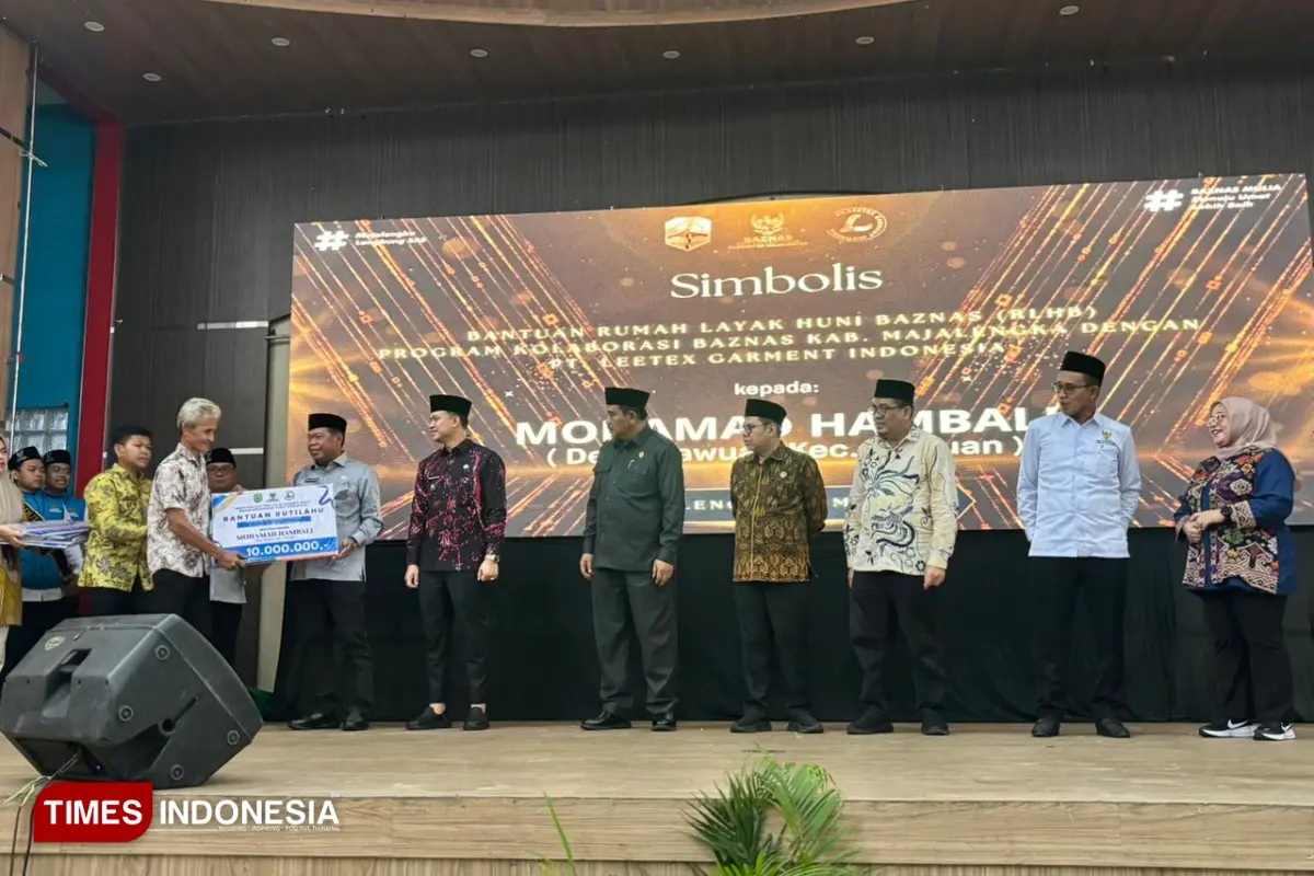 Baznas Majalengka Salurkan Bantuan Rp1,37 Miliar dan Luncurkan Kampung Zakat