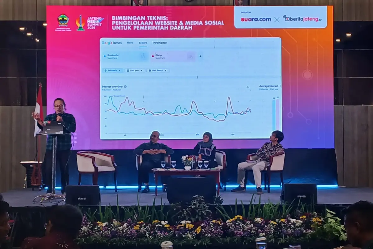 Jateng Media Summit 2026 Dorong Pemda Gunakan Data dan AI untuk Strategi Komunikasi Digital