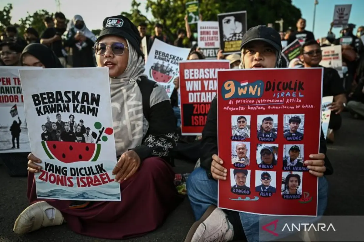 Menlu Pastikan 9 WNI Relawan Flotilla Gaza yang Ditangkap Israel Telah Dibebaskan
