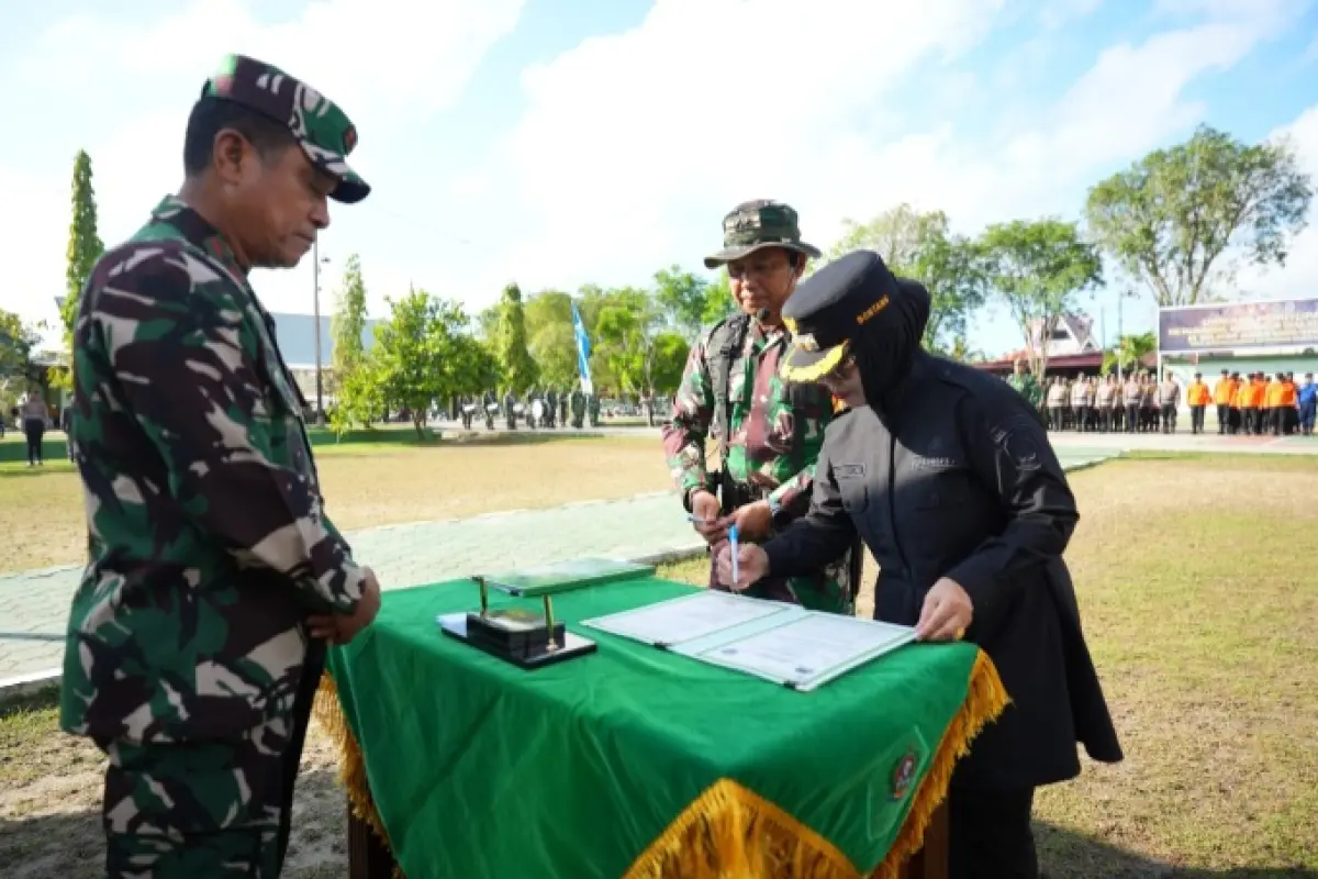 Wujud Nyata Kemanunggalan TNI dan Rakyat. Danrem 091/ASN Resmi Tutup TMMD ke-128 Kodim 0908/Bontang