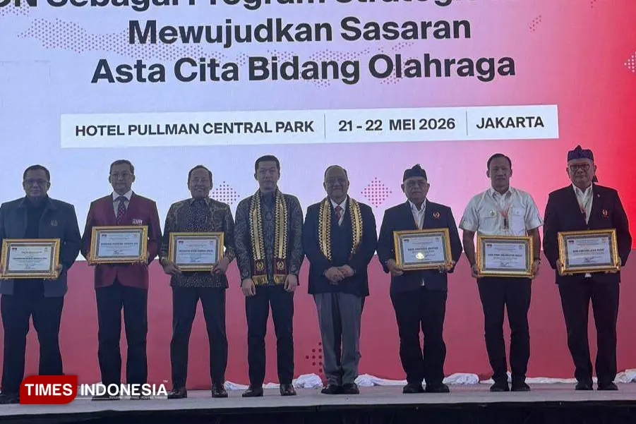 UNJ Raih Penghargaan Bergengsi dari KONI Pusat pada Rakernas 2026, Perkuat Posisi sebagai Kampus Rujukan Ilmu Keolahragaan Nasional