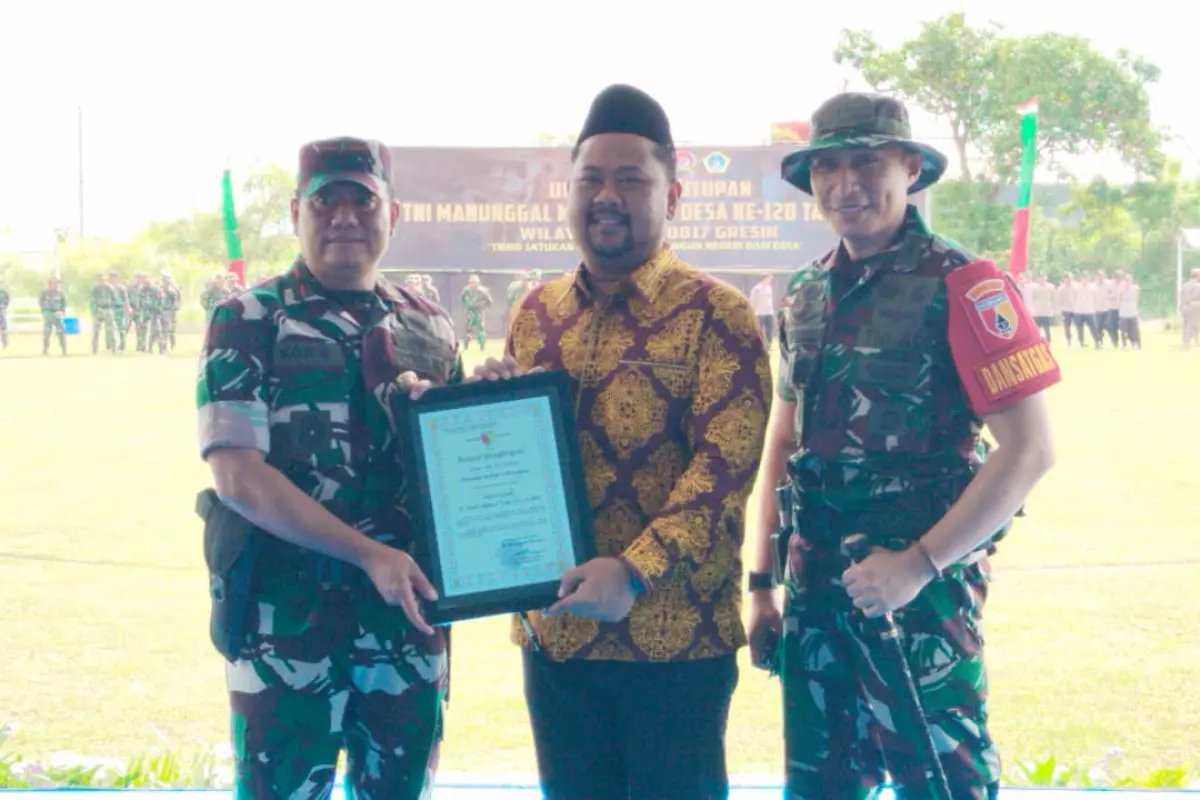 Gus Yani Apresiasi TMMD 128 Gresik, Infrastruktur Desa Slempit Makin Berkembang