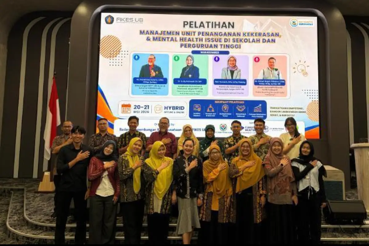 FIKES UB Gelar Pelatihan Pencegahan Kekerasan bagi Satgas Perguruan Tinggi Se-Indonesia