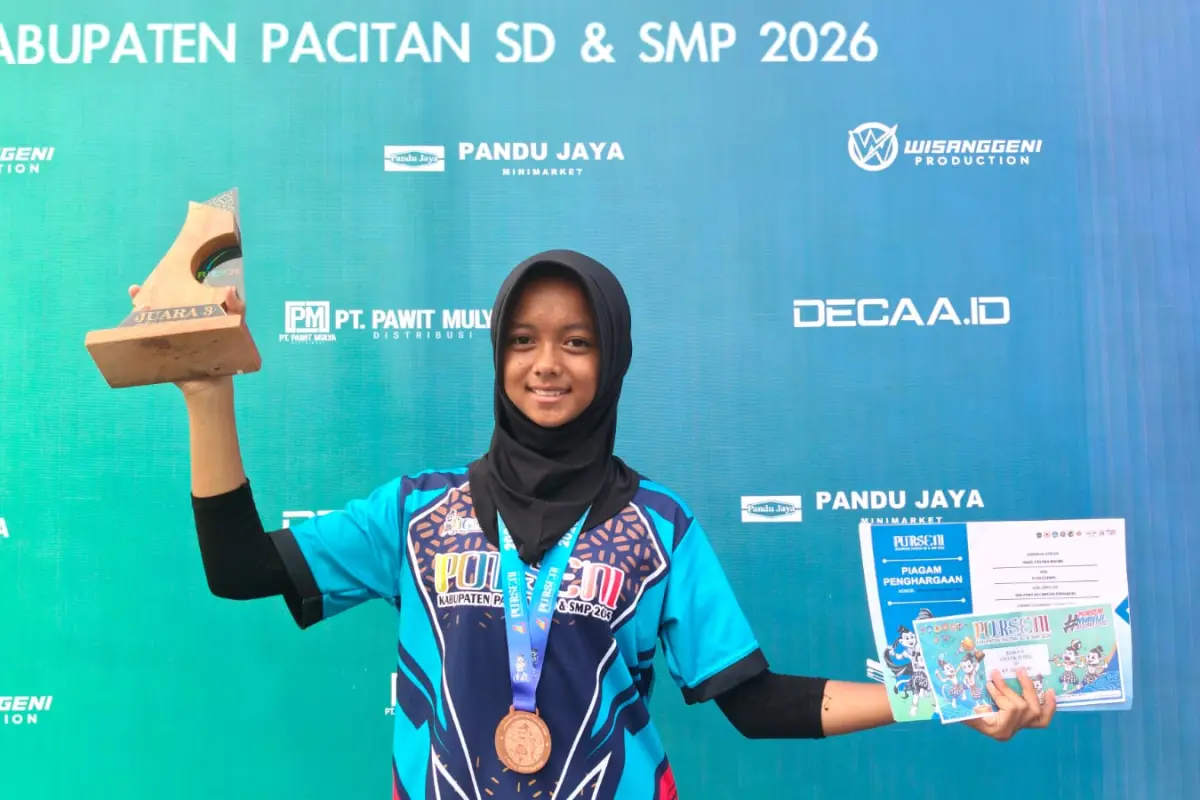 Pertahankan Prestasi, Angel Cantika Mayabi Raih Perunggu di Porseni Pacitan 2026