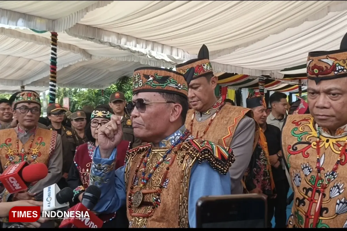 HUT ke-69 Kalteng, Gubernur Sentil Anak Muda yang Lupa Bahasa Dayak