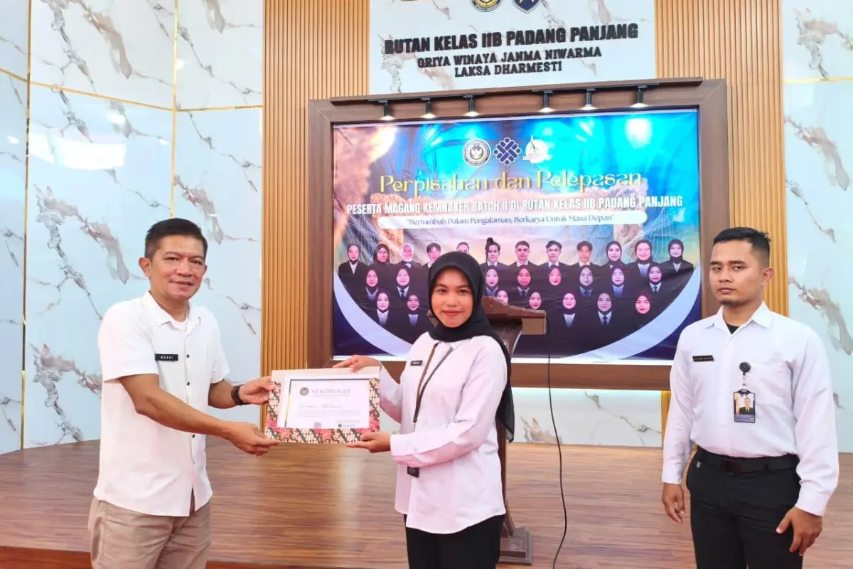 pelepasan Maganghub di Rutan Batusangkar