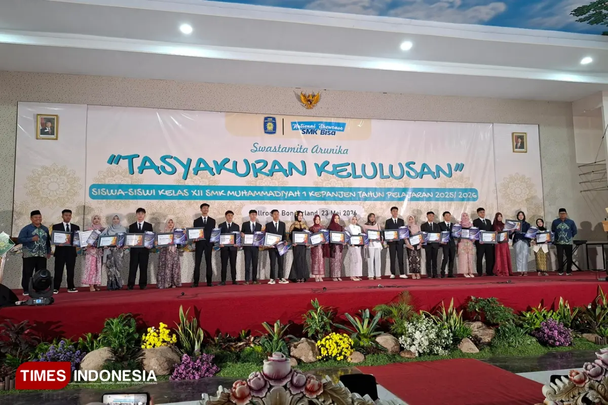 Lepas 352 Siswa, Tasyakuran Kelulusan SMK Muhammadiyah 1 Kepanjen Penuh Kilau Prestasi