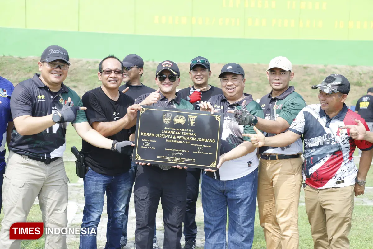 Lapangan Tembak KOREM 082/CPYJ Resmi Dibuka, Bupati Jombang Dukung Pembinaan Atlet dan Latihan TNI-Polri