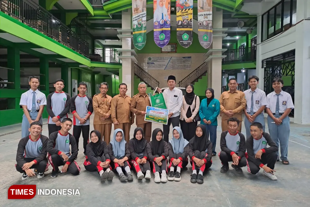 Penuh Syukur, SMA Islam NU Pujon Tahun Ini Berkurban Dua Ekor Sapi