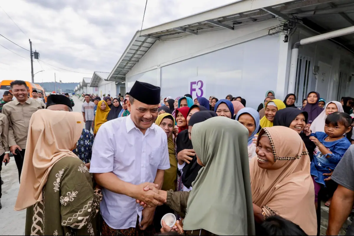 Gubernur Ahmad Luthfi Pastikan Huntap untuk Korban Tanah Gerak Tegal Segera Dibangun