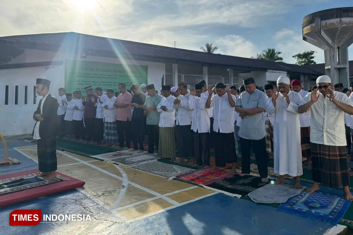 Idul Adha di Lapas Muaro Sijunjung Penuh Kehangatan, Warga Binaan Nikmati Daging Kurban