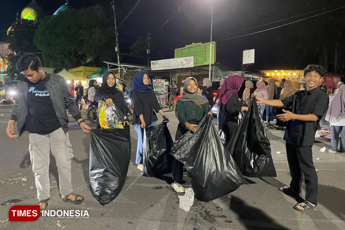 Menggema Takbir, Menggema Kebaikan: Magetan Milenial Ajak Warga Peduli Lingkungan
