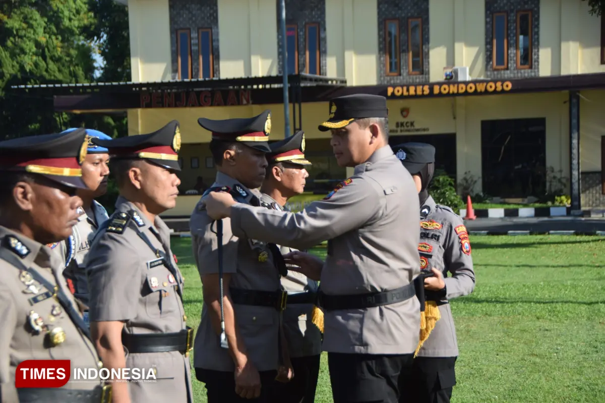 Sejumlah Pejabat Polres Bondowoso Dimutasi, Ini Daftar Nama dan Jabatan Barunya