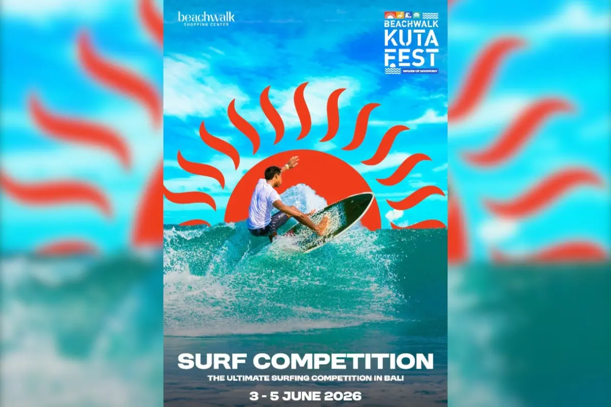 Dari Kompetisi Surfing hingga Konser Gratis, Ini Rangkaian Beachwalk Kuta Fest 2026