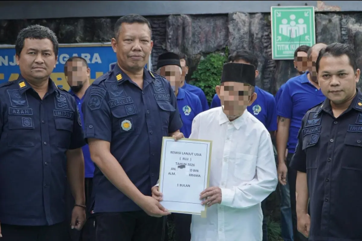 Satu Napi Lansia Rutan Banjarnegara Dapat Remisi di Hari Lanjut Usia Nasional