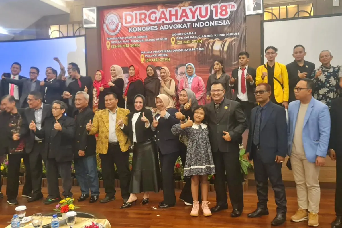 KAI Cianjur Rayakan HUT ke-18, Soroti Kesetaraan Advokat dengan Hakim, Jaksa, dan Polisi