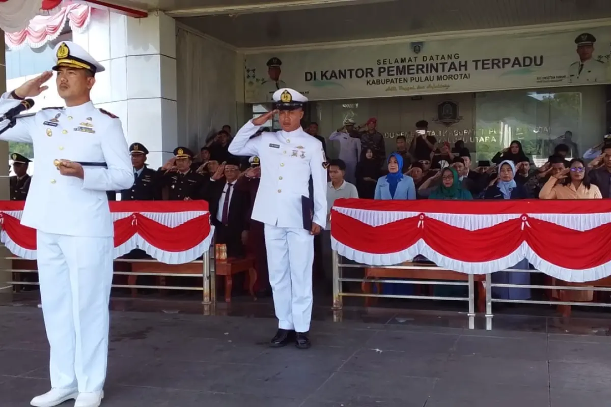 Dari Lapangan Kantor Bupati Morotai: Pemda Buktikan Pancasila Hidup di Daerah Perbatasan