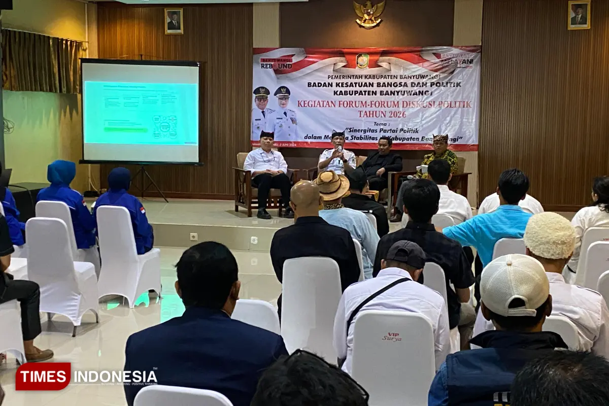 Bakesbangpol Banyuwangi Gelar Forum Diskusi Parpol dalam Menjaga Stabilitas Daerah