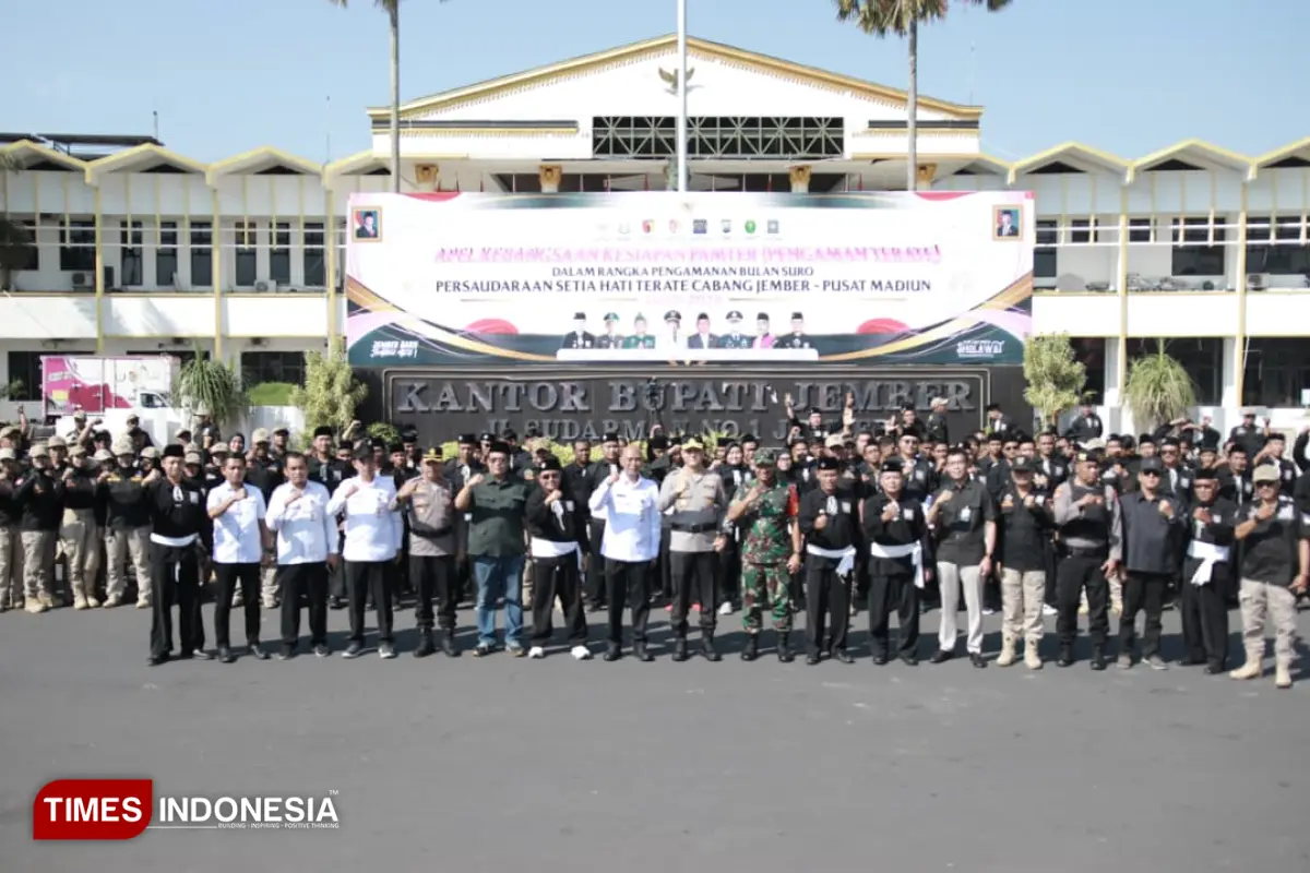 Gandeng Forkopimda, PSHT Jember Siagakan 1.200 Personel Pamter demi Jaga Kedamaian Bulan Suro