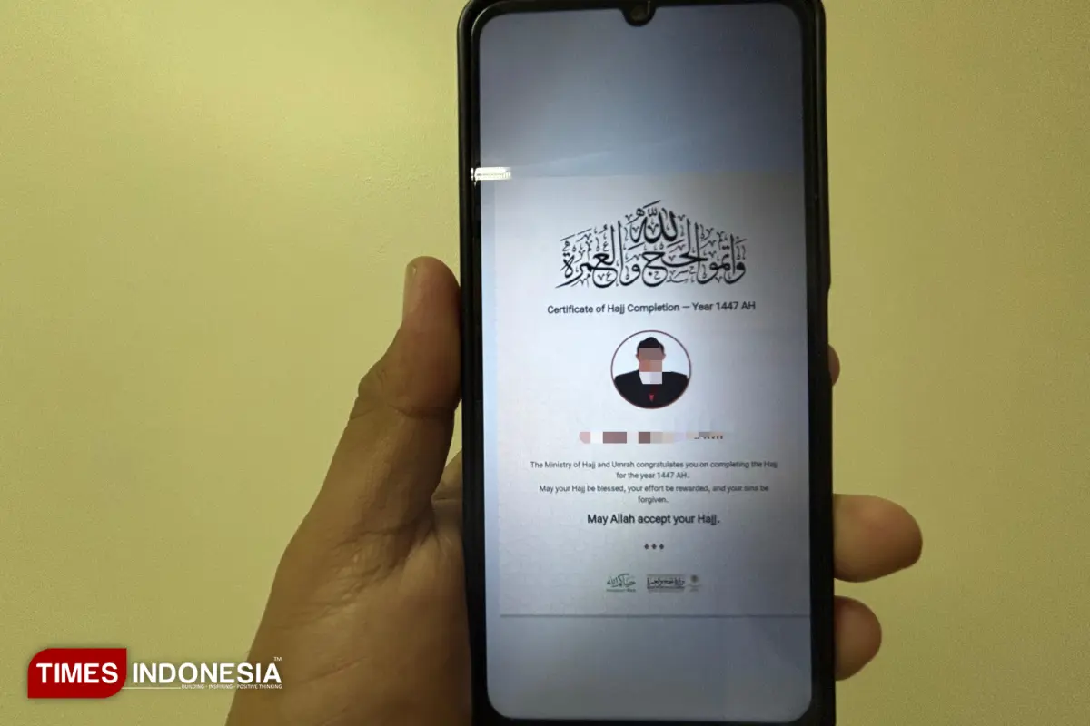 Pemerintah Arab Saudi Melalui Kartu Nusuk Beri Sertifikat Haji, Begini Caranya