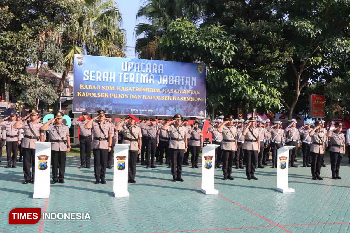 Kapolres Batu Minta Pejabat Baru Bergerak Cepat, Pelayanan Masyarakat Tetap Jadi Prioritas