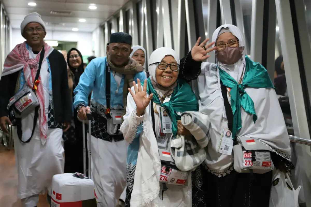Kloter Perdana Tiba di BIM, Tandai Dimulainya Pemulangan Jemaah Haji Debarkasi Padang