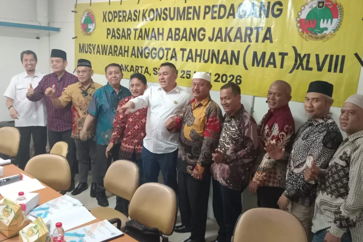 Koperasi Konsumen Pedagang Pasar Tanah Abang Gelar Musyawarah Anggota Tahunan ke-48
