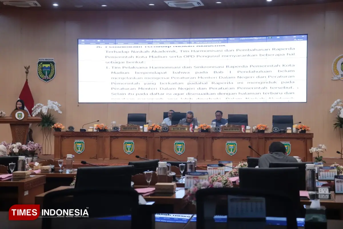 Tiga Raperda Inisiatif Rampung Dibahas, Pansus DPRD Kota Madiun Laporkan Hasil Kerja