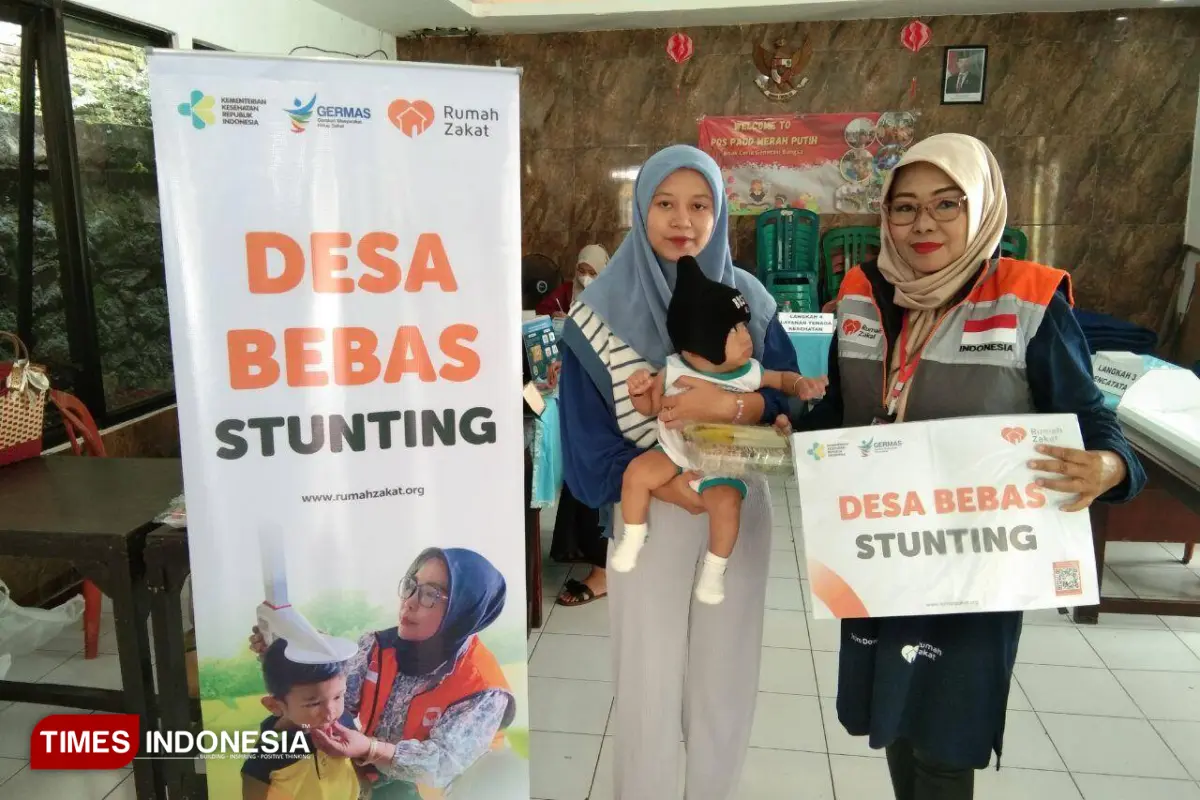Cegah Stunting, Posyandu Melati Putih dan Rumah Zakat Malang Gelar Layanan Kesehatan Komprehensif