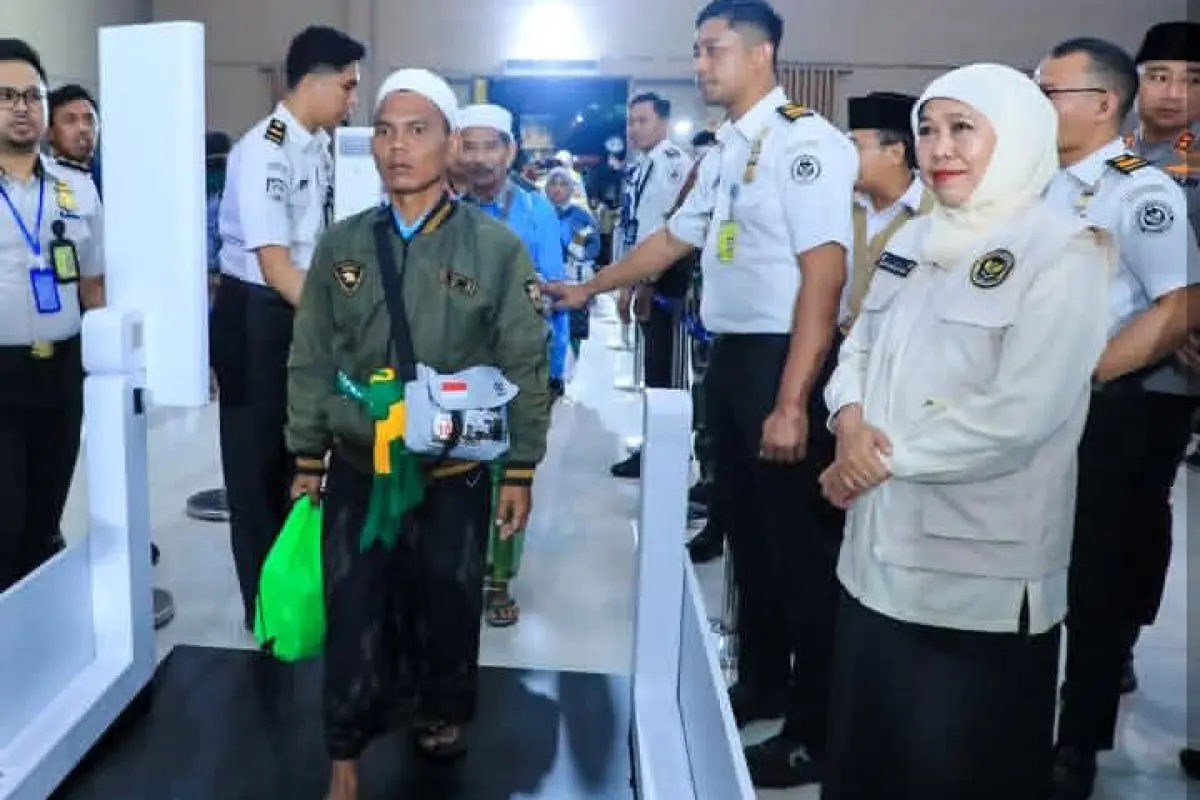 Inovasi Seamless Corridor Milik Imigrasi Pangkas Antrean Jemaah Haji Indonesia di Bandara Internasional Juanda
