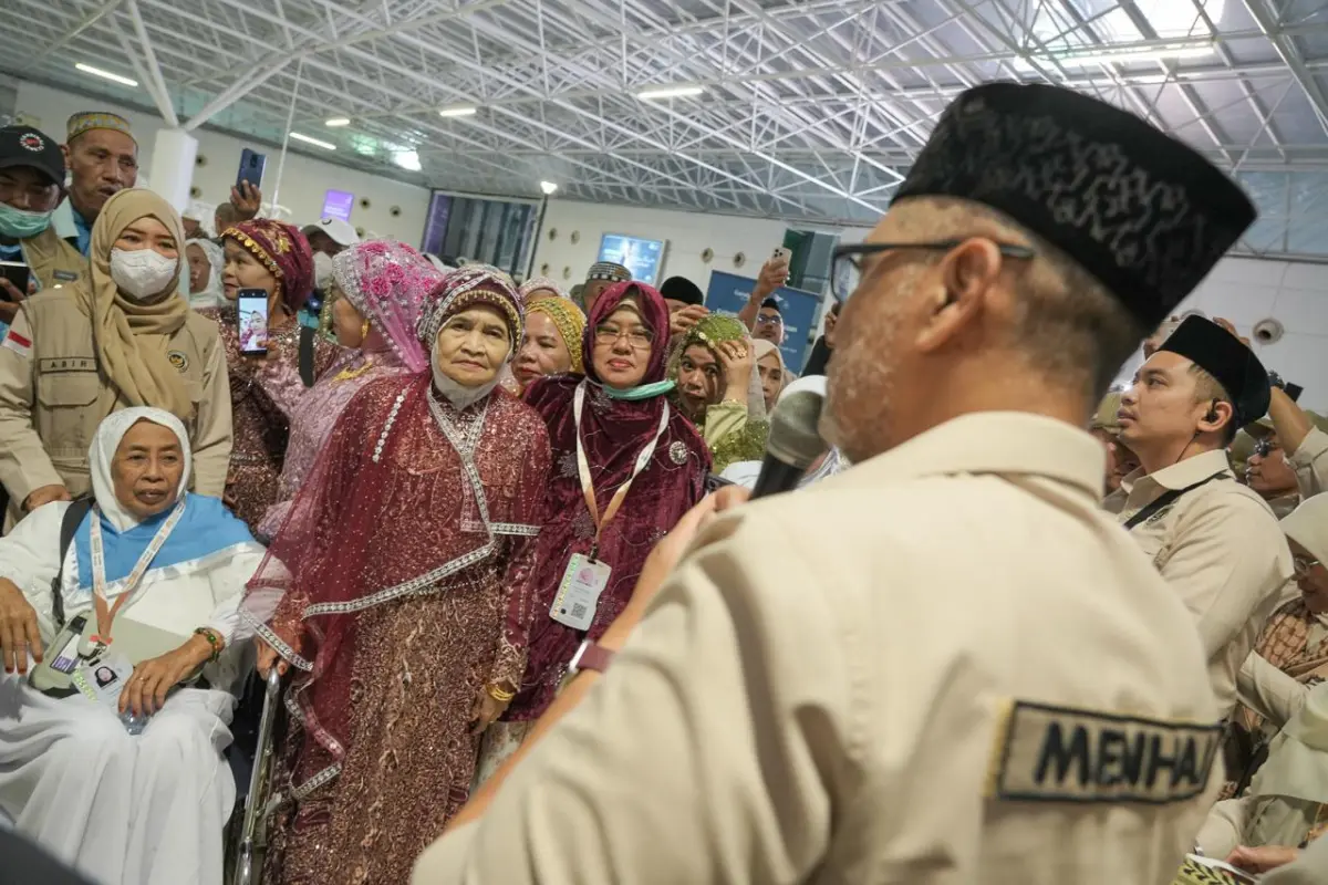Menhaj Sampaikan Apresiasi Kedisiplinan Jemaah Haji Indonesia dan Memohon Maaf atas Layanan Haji