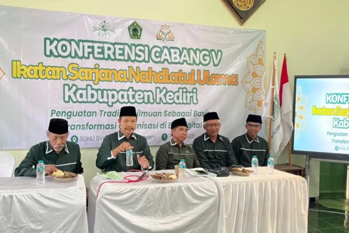 Sholihuddin Kembali Pimpin ISNU Kabupaten Kediri, Siapkan Transformasi Digital dan Database Sarjana NU