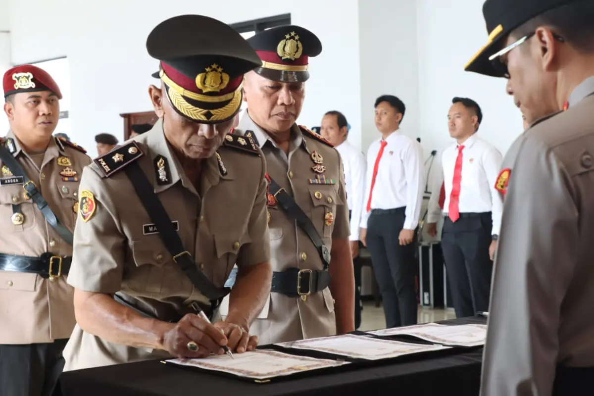 Daftar Perwira Baru Polresta Banyuwangi dari Kasatresnarkoba hingga Kapolsek