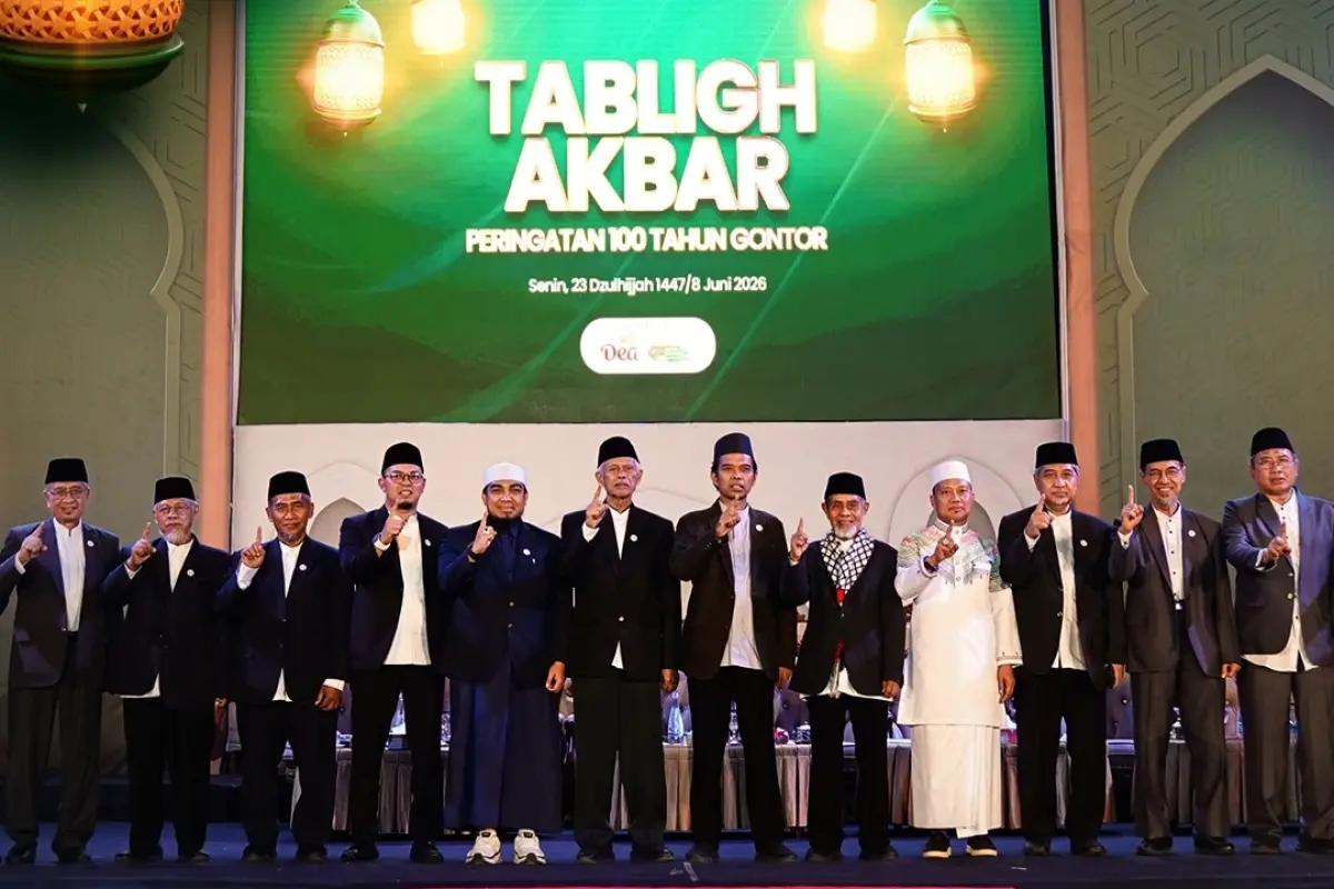 Tabligh Akbar 100 Tahun Gontor, Ribuan Jemaah Padati Ponorogo