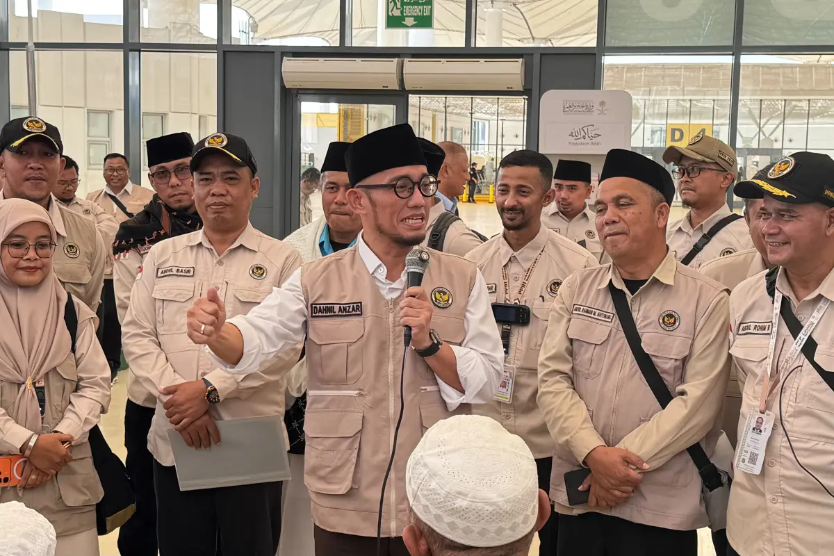 Lepas Jemaah Haji KNO 7 ke Tanah Air, Wamenhaj Berharap Peradaban Kita Lebih Baik