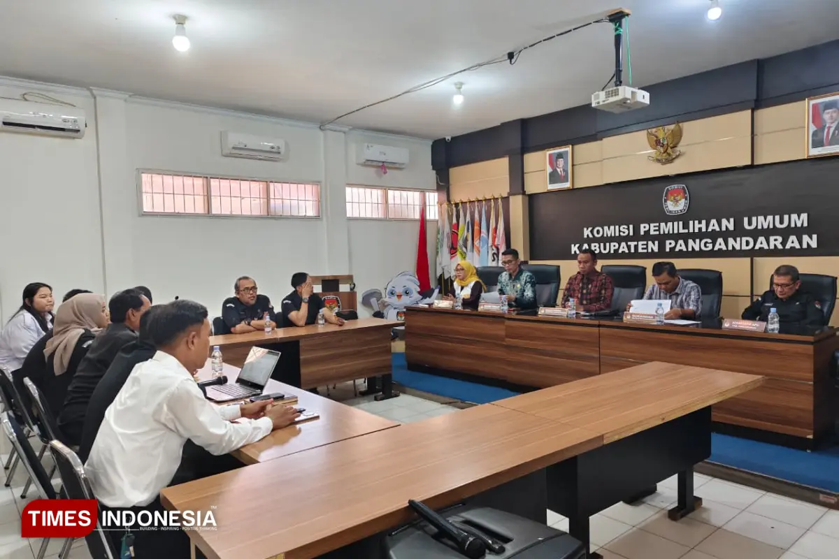 KPU Pangandaran Gelar Rapat Pleno SPIP Periode Mei 2026, Paparkan Hasil Monev