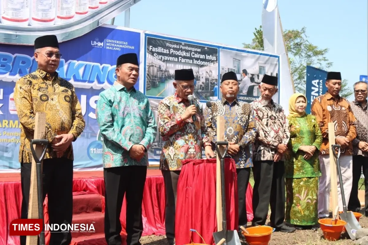 Muhammadiyah Bangun Pabrik Infus di Kabupaten Malang, Target Operasi 2027