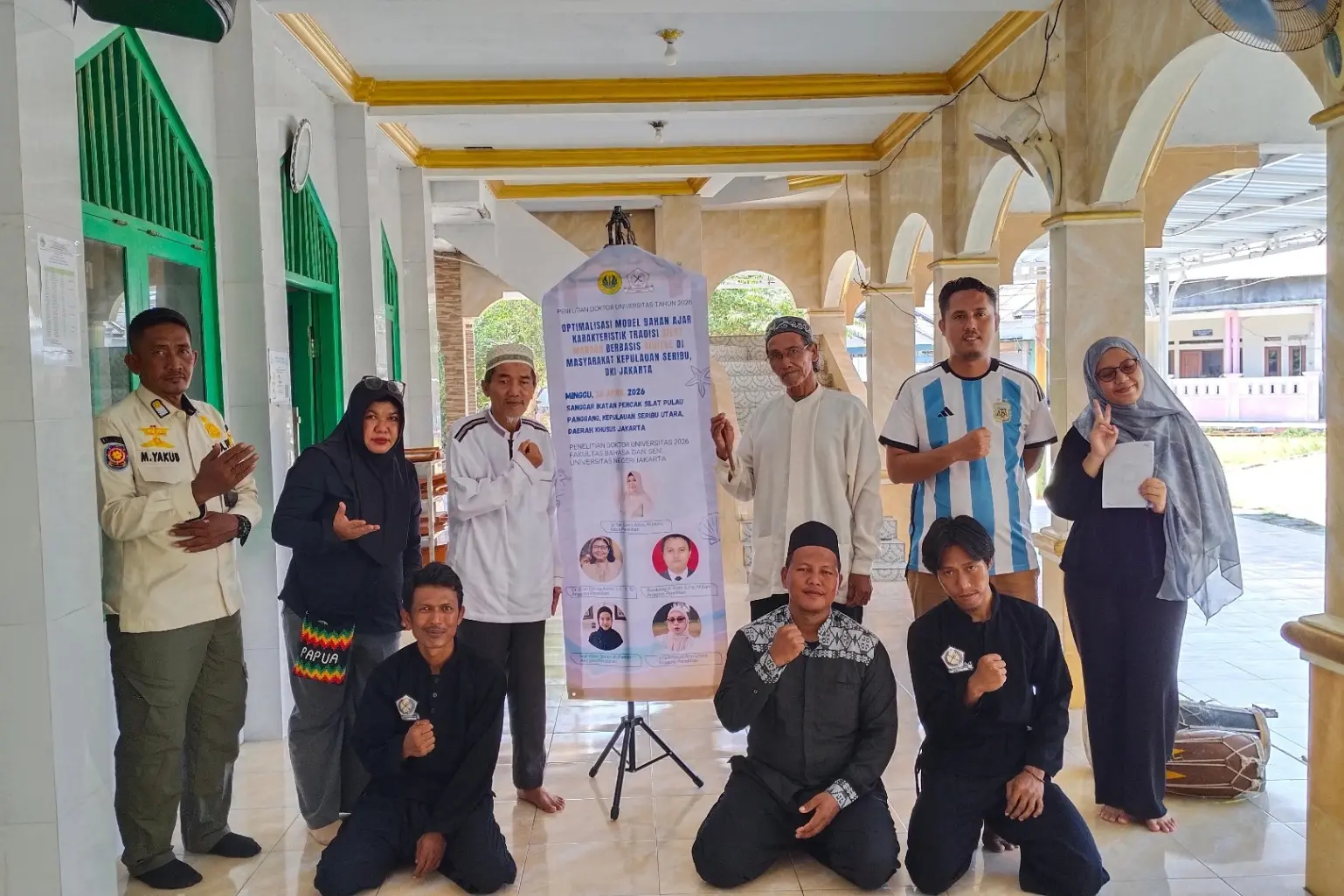 Lestarikan Warisan Budaya Nusantara, Tim Peneliti UNJ Kembangkan Bahan Ajar Silat Mandar Berbasis VR di Kepulauan Seribu