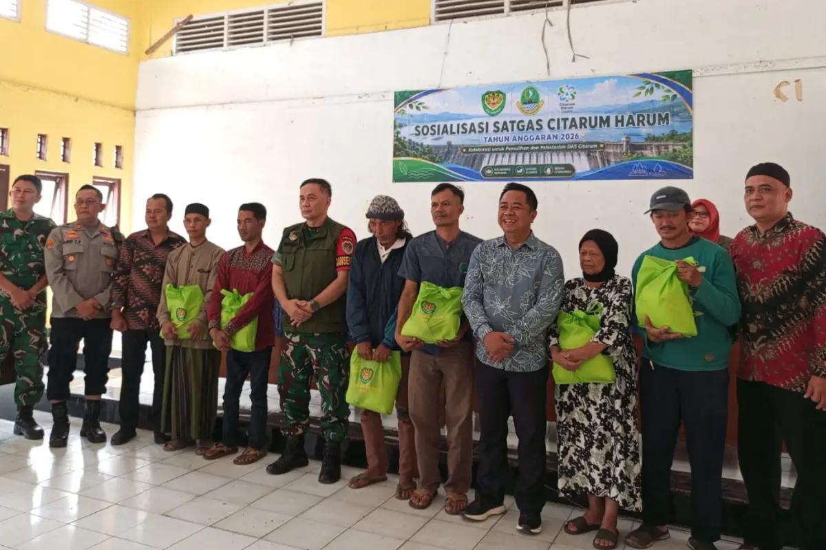 Dorong Pelaporan, Satgas Citarum Harum Sektor 6 Buru Pembuang Limbah Ilegal di Cianjur