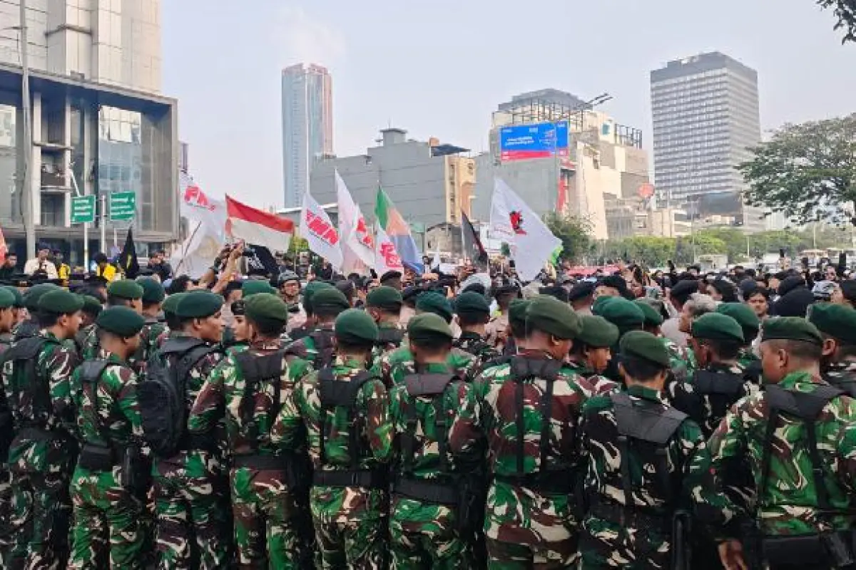 Koalisi Masyarakat Sipil Kritik Pengerahan Komcad Saat Aksi Mahasiswa, Dinilai Langgar Aturan