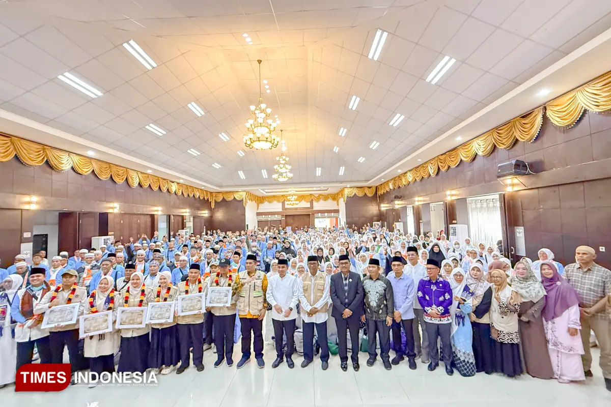 Pemkab Solok Sambut Kepulangan 194 Jemaah Haji di Asrama Haji Padang