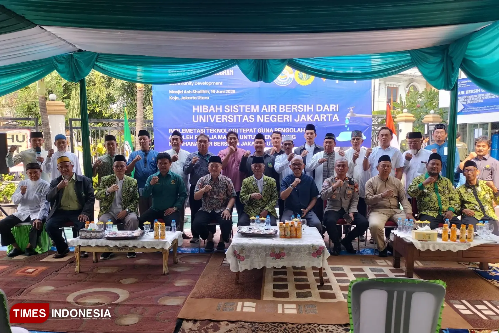 Perkuat Gerakan Air Bersih Jakarta, UNJ, DMI, dan Pemprov DKI Jakarta Resmikan Sistem Air Minum di Masjid Ash Shalihin