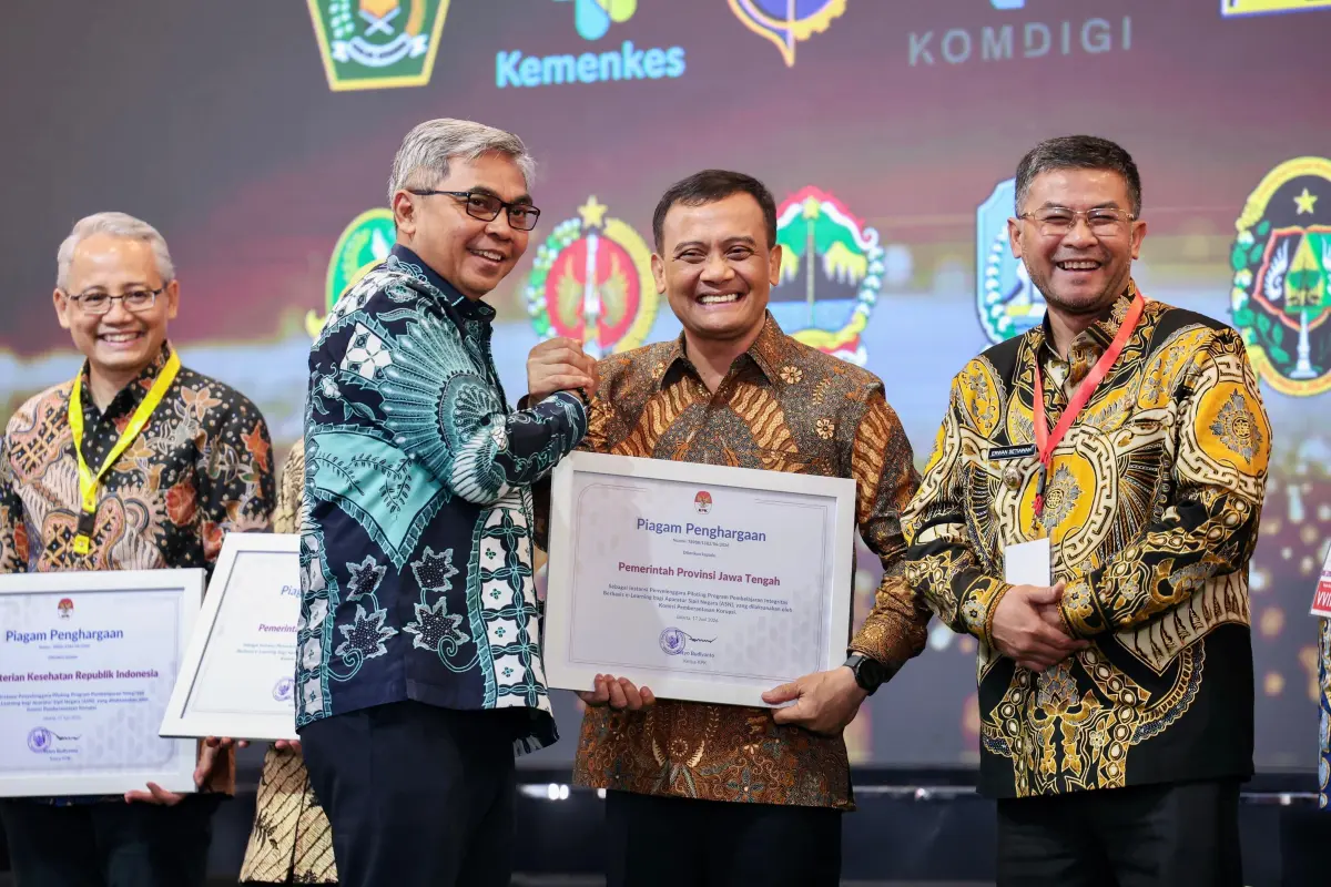 Jateng Raih Penghargaan KPK, Capaian ASN Berintegritas Lampaui Target hingga 289 Persen