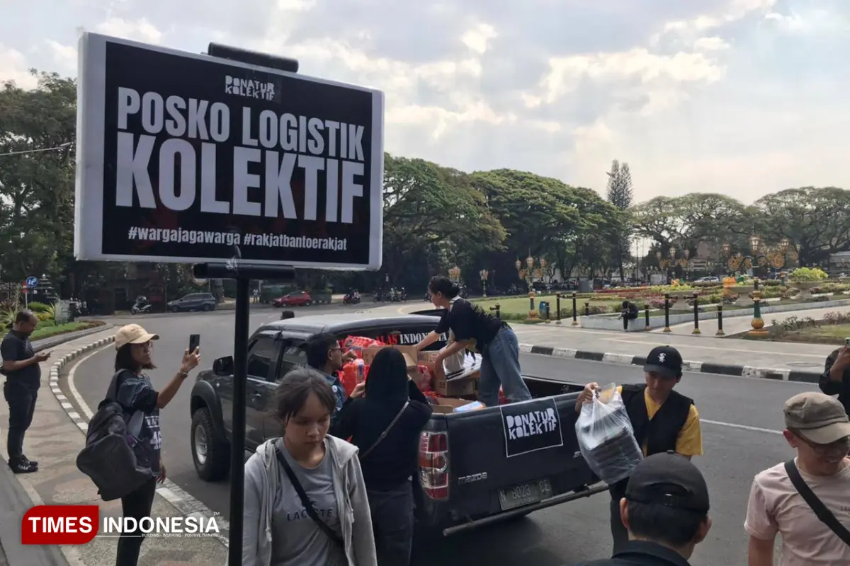 Posko Logistik Kolektif Aksi Mahasiswa di Malang: Makanan Gratis Tanpa APBN, Sindir Program MBG