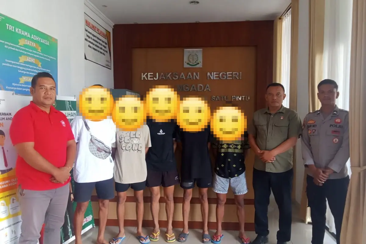Polres Nagekeo Serahkan Berkas P21 Lima Tersangka Persetubuhan Anak ke Kejari Ngada