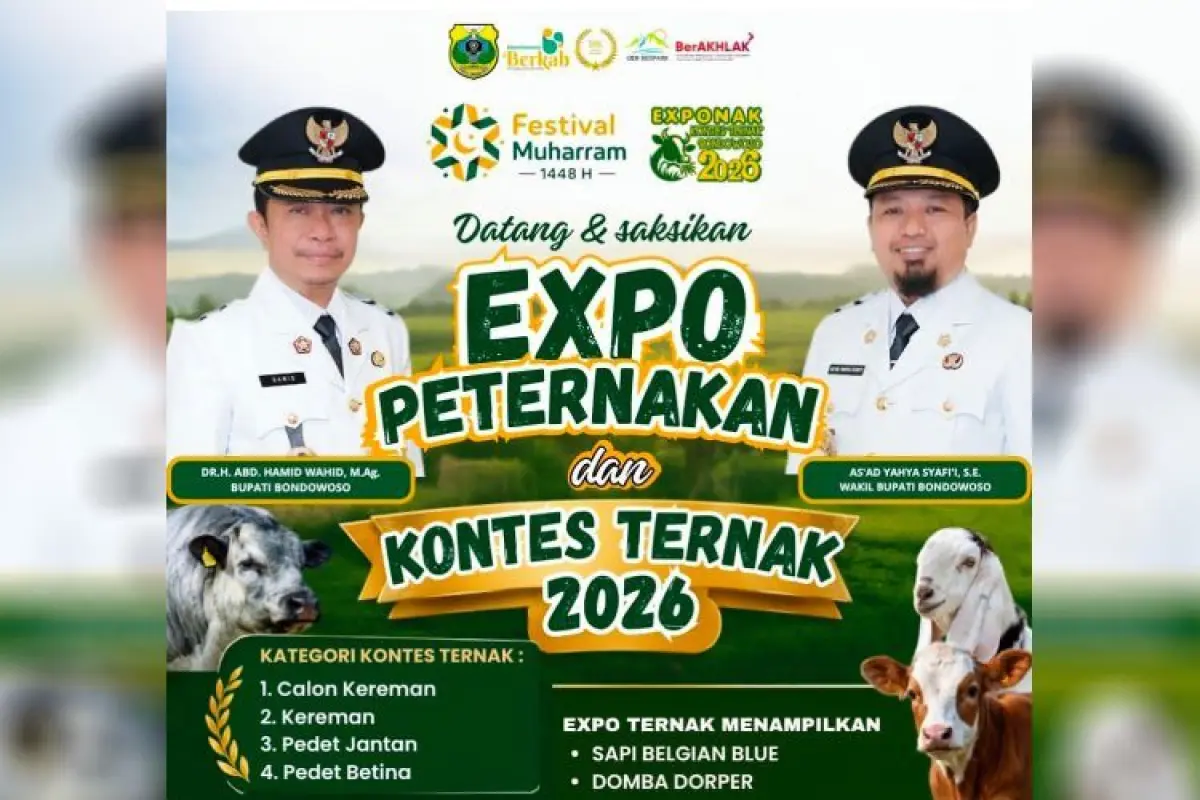 Catat Jadwalnya! Pemkab Bondowoso Akan Gelar Expo Peternakan dan Kontes Ternak