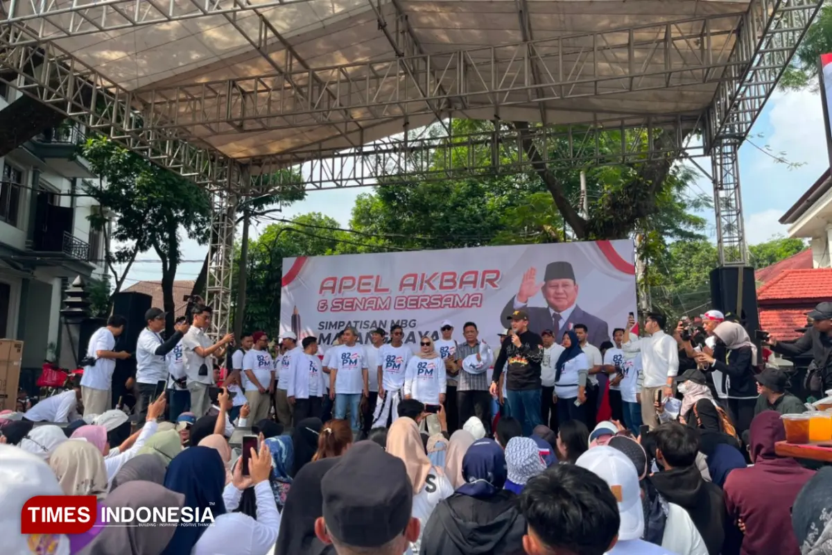 Moreno Hadiri Apel Akbar MBG di Malang: Dukungan Warga Tak Boleh Dikalahkan Narasi Kebencian